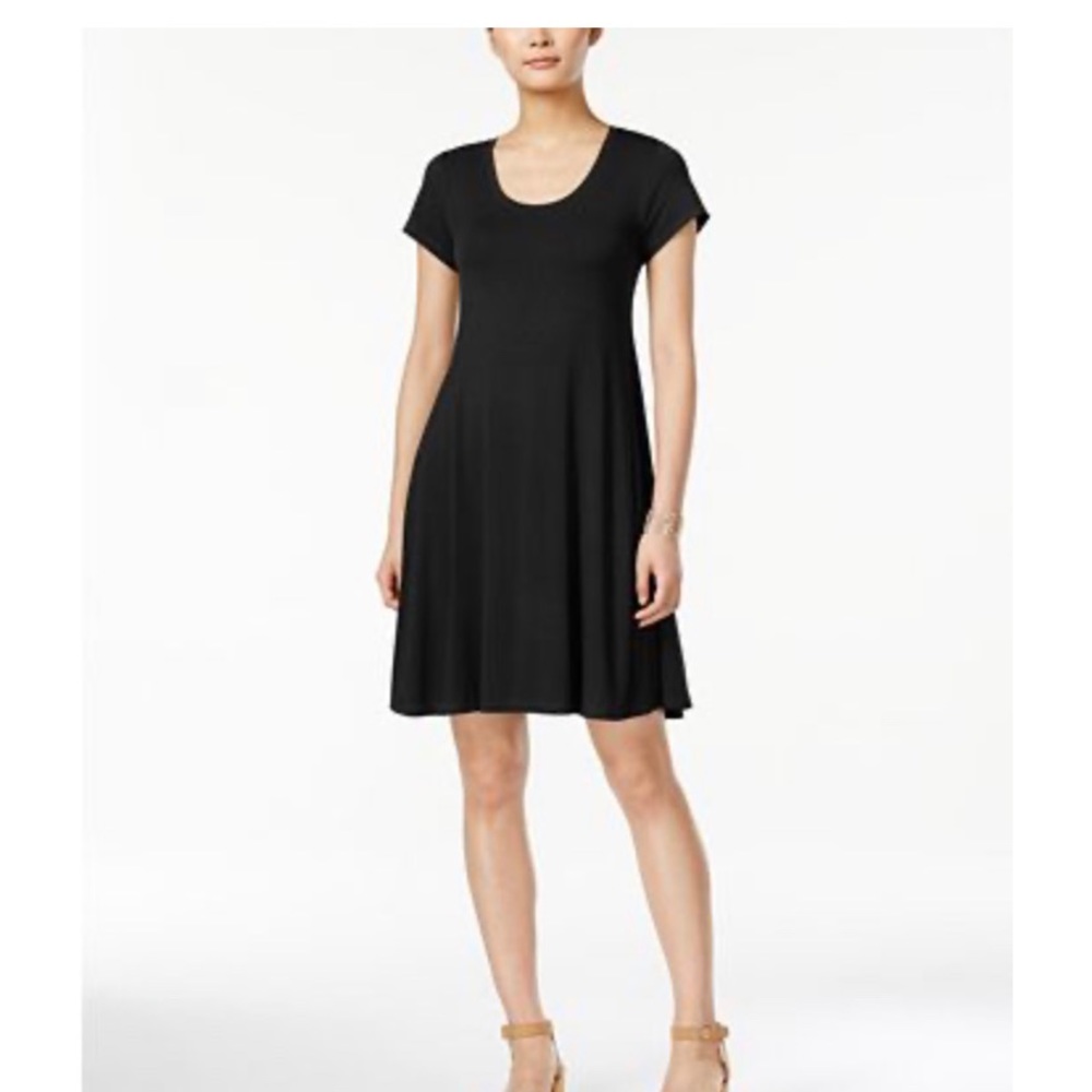 Casual Black Dress